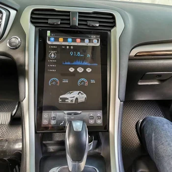 128G 12.1 Palce Tesla Štýl Dotykovým displejom Pre Ford Mondeo Fusion MK5 hybrid Android autorádia Multimediálne Video Prehrávač, GPS Navigátor