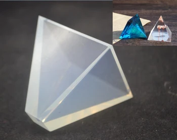 1pcs 5cm pyramídy Trojuholník Módne Silikónové Formy DIY Živice Dekoratívne Plavidlá, Šperky Tvorby Plesní nástroje epoxidové živice formy