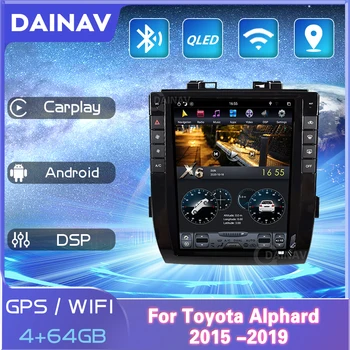 2 Din autorádia Pre Toyota Alphard 2015 -2019 Bezdrôtový WIFI GPS Navigácie Stereo Multimediálny Prehrávač základnú Jednotku Auto Rádio Displej