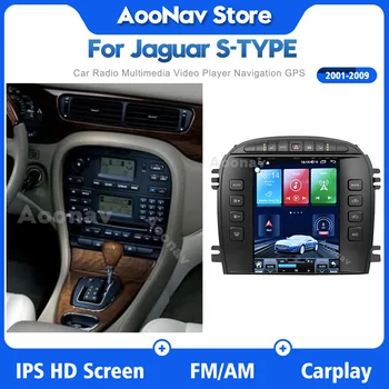 2din Android 10.0 128GB auta GPS rádio Na Jaguar S-TYPE 2001-2009 Stereo multimediálny prehrávač autoradio vedúci jednotky bezdrôtový carplay
