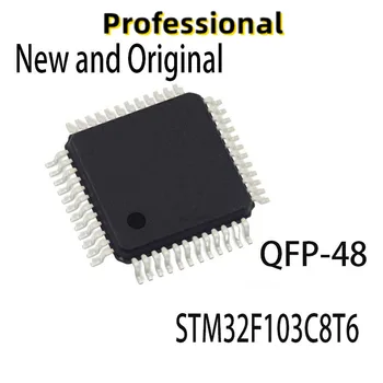 5-10PCS Nové a Originálne STM32F 103C8T6 QFP-48 STM32F103C8T6