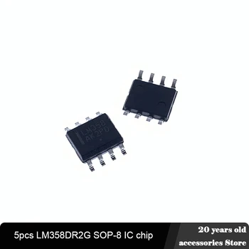 5 ks/veľa LM358DR2G LM358DR LM358D LM358 Dual operačný zosilňovač SMD SMD package SOP-8 IC čip, Nové