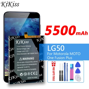 5500mAh KiKiss Nabíjateľná Batéria LG50 pre Motorola MOTO Jeden Fusion Plus