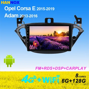 9 Palcový Android Autoradio Na Opel Corsa E 2015-2019 Adam 2013-2016 2 Din autorádia GPS Navigácie Multimediálny Prehrávač FM RDS
