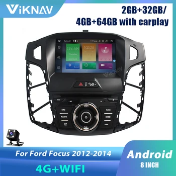Android 10 autorádia multimediálny prehrávač Pre Ford focus na roky 2012-2014 auto stereo autoradio auto audio GPS navigácie DVD prehrávač, 2 DIN