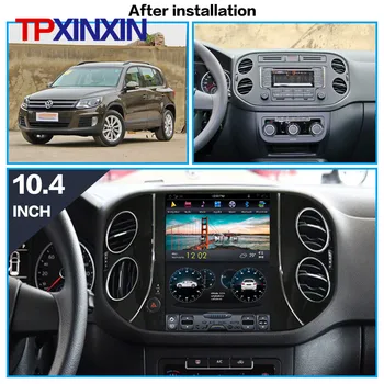 Android 9.0 4+64 G Vertikálne Tesla Obrazovke Auta GPS Navigácie Pre VW Tiguan 2010-2016 Auto Rádio stereo Hlava Jednotky Multimediálny Prehrávač