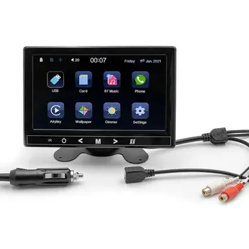Auto CarPlay Dotykový Displej Stereofónne FM Rádio, Bluetooth MP5 Prehrávač Podporuje Android/IOS Zrkadlenie Pripojenie Auto Príslušenstvo