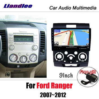 Autorádio Android Multimediálne Displejom Pre Ford Ranger 2007 2008 2009 2010 2011 2012 Navigačný Systém GPS HD Displej