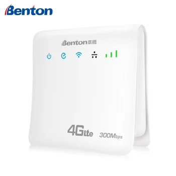 Benton Odomknutý Wholesales 4G LTE, Wifi Router 300Mbps Domov Bezdrôtových CPE Podporu Mieru Podpory Frequence band