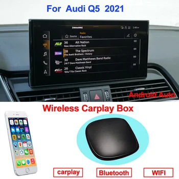 Bezdrôtové Auto auto play box Pre Audi Q5 2021 CarPlay Ai Box Android Auto Rozhranie s AirPlay Zrkadlo Odkaz Auto Hrať Funkcie