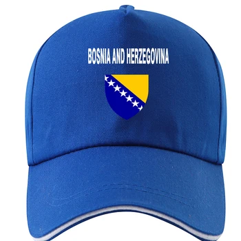 BOSNA A HERCEGOVINA klobúk zadarmo vlastné meno počet bosnianskych bah krajiny spp ba vlajka diy tlač fotografií chorvátsky logo baseball cap