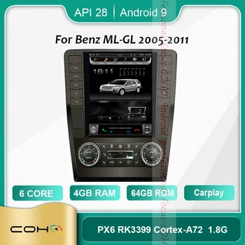 COHO Pre Benz ML-GL 2005-2011 Android 10.0 Octa-Core 6+128G Auto Multimediálny Prehrávač Stereo Prijímač, Rádio