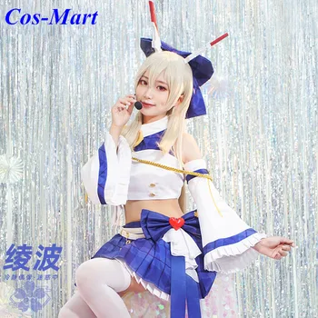 Cos-Mart Horúca Hra Azur Lane IJN Ayanami Cosplay Kostým Pohode Idol Roztomilý Jednotné Sukne Celý Súbor Žien Úlohu Hrať Oblečenie S-XL