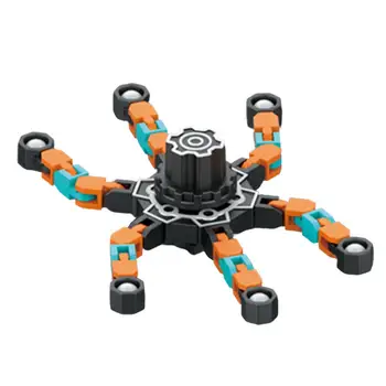 Deformovateľné Prsta Spin Top Zmyslové Ručné Pradenie Hračky Mechanické Robot Gyro Hračky HOBBY Ručné Top Spinner Pre Deti, Dospelých Jednoduché