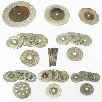 diamantové brúsne koliesko bit diamantový rezací disk dremel príslušenstvo mini pílového kotúča nastavenie rotačných nástroj na brúsenie, leštenie kameňa