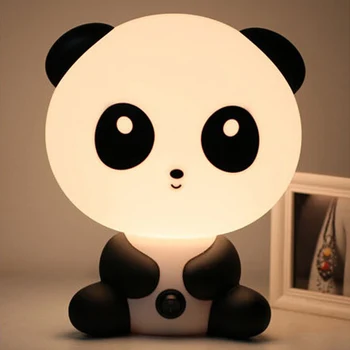Dieťa Spálňa Svietidlá Nočné Svetlo Cartoon Zvieratá Panda PVC Plastu Spánku Led Dieťa Žiarovka Nočného Pre Deti EÚ/ Plug NÁS