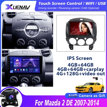 Dvd Auto Multimediálne Video Prehrávač pre Mazda 2 2007 2008 2009 2010 2011 2012 2013 2014 2din Autoradio s GPS Navigácie Stereo Rádio