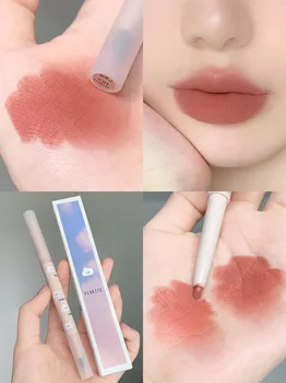 FLORTTE Dnešných Trendov Tému Rúž, Ceruzka Lip Liner Matné Rúže Hodvábne Jemnú Hmlu, Bohaté Farby Ženy Beauty make-up Kozmetika