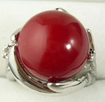 Gros štýl jednoduché 12 mm rouge shell perle anneau de režim ( # 7.8.9 )