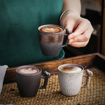 Hrubá keramika espresso šálku master Šálku Čaju Retro Šálku Čaju kávy hrnček hrnček hrnčeky šálky kávy