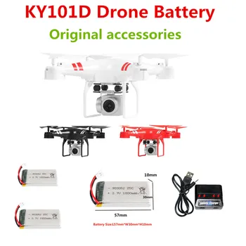 KY101D Drone Batéria 3,7 V 1800mAh /4 v 1 Nabíjačka Pre KY101D RC Drone Príslušenstvo Batéria
