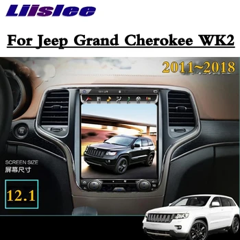 LiisLee Auto Multimédiá GPS Audio Rádio Stereo Na Jeep Grand Cherokee WK2 2011~2018 12.1 palcový Displej CarPlay Navigačné tlačidlo NAVI