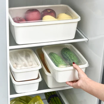 Multifunkčné Úložný Box Kuchyňa Chladnička Fresh-Vedenie Okno Plastové Zeleniny, Ovocia Mozgov Kôš Úložný box