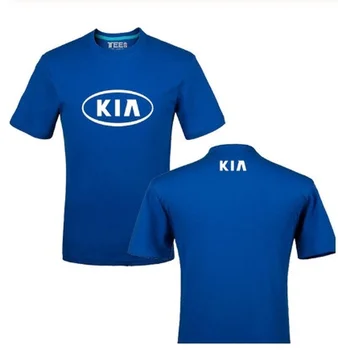 NOVÉ 2022 Zábavné KIA logo, 100% Bavlna, Tlač T-shirt Unisex Lete Bežné Tričko Tees tričko