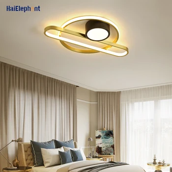 Nový Moderný LED Svetlá, Lustre Vnútorné Svietidlá Pre Spálne, Obývacia Jedáleň Nordic Tvorivé Zlato Lampy AC 90-260V