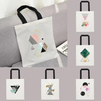 Nákupná Taška Študentka, Japonské Osobnosti Vzor Veľké Jeden-ramenný Prenosné program Messenger Tašky Môžete Byť Znovu použité Shopper Taška