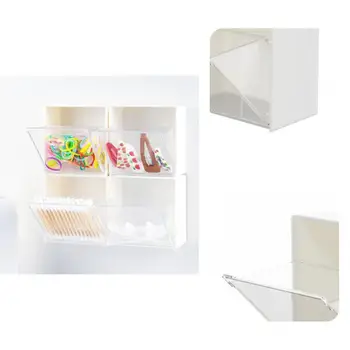 Nástenné bavlnenou handričkou úložný box v kancelárii strane transparentný flip hole voľný úložný box klasifikácia box