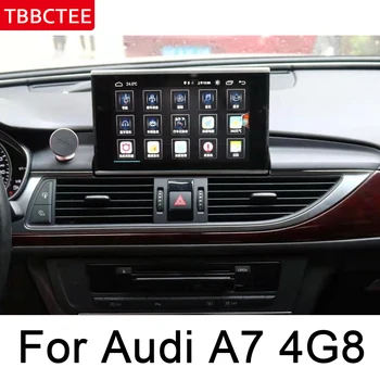 Pre Audi A7 S7 4G8 2016~2017 MMI Andrid Auto Multimediálny Prehrávač rádio gps Mapy Navi WiFi pôvodnom štýle Bletooth wifi systém BT