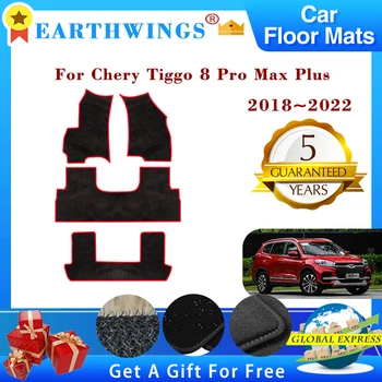 Pre Chery Tiggo 8 Pro Max Plus 2018~2022 6 Sedadlo Auta Podlahové Rohože Panel Footpads Koberce Kryt Nohy Pad Nálepky Auto Príslušenstvo