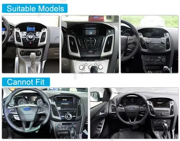 Pre Ford Focus na roky 2012-2014, Auto rádio, prehrávač Android 10 64GB GPS Navigácie Multimediálny Prehrávač Rádio