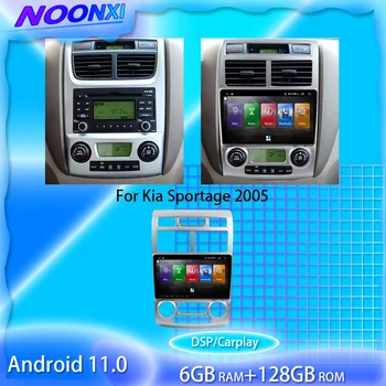 Pre Kia Sportage 2005 128G Android11 Auto Rádio Stereo Auto Multimediálny Prehrávač, GPS Navigáciu, magnetofón Auto Rádio DVD Vedúci Uni