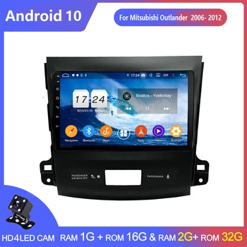 Pre Mitsubishi Outlander auto Android 10.1 multimediálny prehrávač 2006 -2012 2din rádio audio GPS navigácie auta multimediálny prehrávač