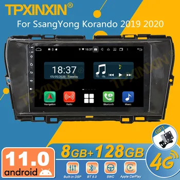Pre SsangYong Korando 2019 2020 Android autorádia 2 Din Autoradio Stereo Prijímač GPS Navigátor, Multimediálny Prehrávač Vedúci Jednotky