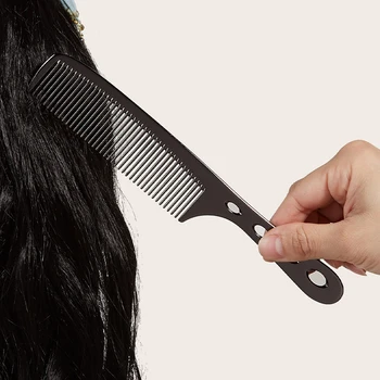 Priestor Hliníka, Kovu, Anti-statické Kadernícke Hrebene na Vlasy Rezanie Salon Hair Brush Kovové Hrebene Holič Nástroje Salon Príslušenstvo