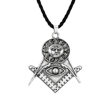 Slobodomurárstva Prívesok so Slnkom Slobodomurárstva Šperky s Rytieri Templar Symbol Náhrdelník Slobodomurárstva Prívesok Rytieri Templar Symbol