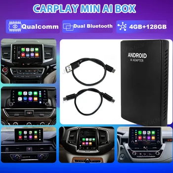 Snapdragon Carplay Ai Box Mini Android Políčko Auto play Bezdrôtové Android Auto Volvo pre Ford Pre Lexus Auto Multimediálne Plug Play