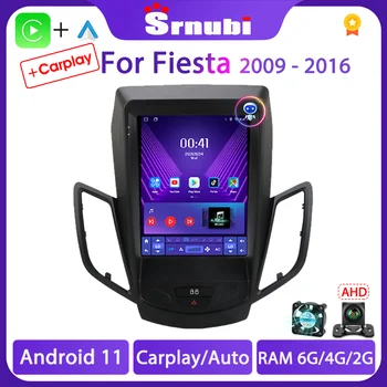 Srnubi Pre Ford Fiesta MK7 2009-2016 Android 11 autorádia Multimediálny Prehrávač 4G WIFI GPS Navigácie Carplay 2 Din Stereo DVD