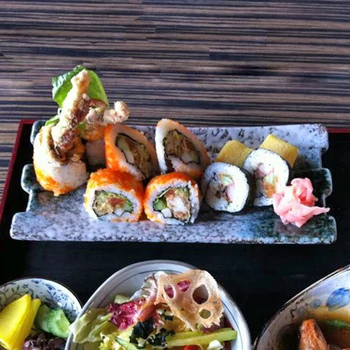 Sushi Sushi doska / disk / keramické disk / najrôznejších studenej kuchyne grilovanie tri sushi riad