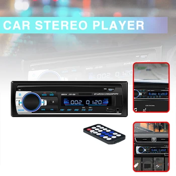 USB Rechargable Bluetooth-kompatibilné Auto Rádio Prehrávač, Stereo Digitálny Audio FM Hudba MP3 Prehrávače L / R RCA Audio Výstup Jack