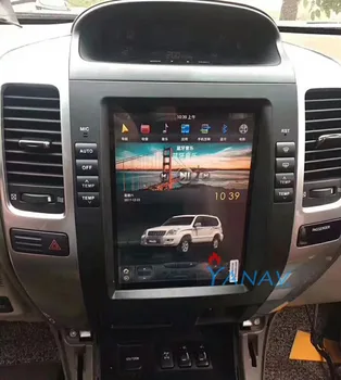 Vertikálne obrazovke Auto stereo GPS navigácia pre-Toyota pôdy cruiser prado 120 2002-2009 Android vedúci jednotky multimediálne autorádio