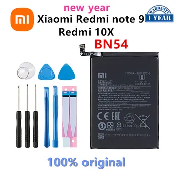 XIAO MI 100% Pôvodnej BN54 5020mAh Batérie Pre Xiao Redmi Poznámka 9 5G verzia Redmi 10X 4G verzia Náhradné Batérie +Nástroje