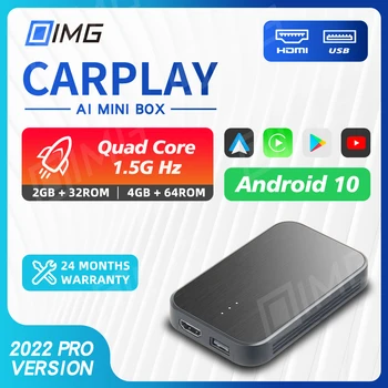 Z4 Carplay AI Box Android 10 Smart Mini AI Box 4G LTE Bezdrôtový Carplay 4+64 G GPS Bezdrôtový Android Auto Na 98% Áut Značky